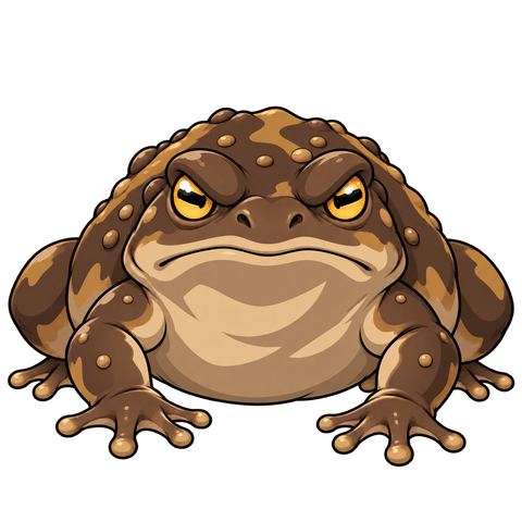 Giant Toad, illustrated for StormTome