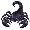 Obsidian Scorpion, illustrated for StormTome