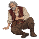 Injured Merchant, illustrated for StormTome