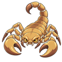 Sand Scorpion, illustrated for StormTome