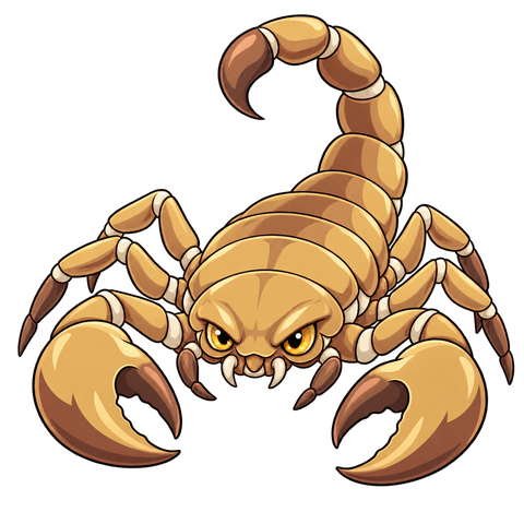 Sand Scorpion, illustrated for StormTome