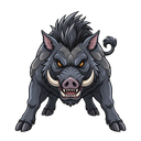 Ironhide Boar, illustrated for StormTome