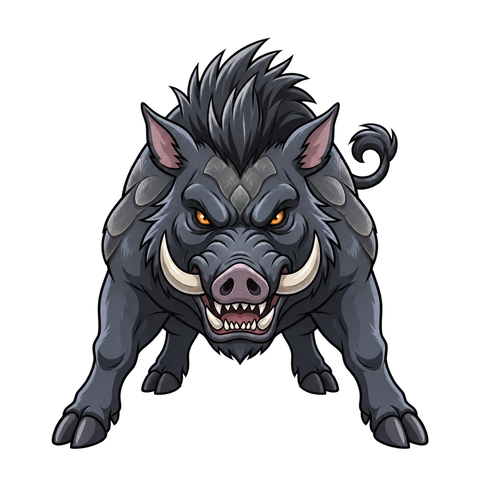 Ironhide Boar, illustrated for StormTome