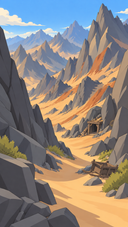 Ironspine Peaks, illustrated for StormTome