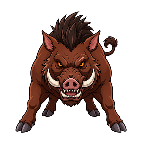Dire Boar, illustrated for StormTome