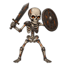 Ember Skeleton, illustrated for StormTome