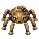 Clockwork Crawler, illustrated for StormTome