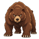 Brown Bear, illustrated for StormTome