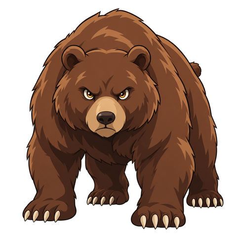 Brown Bear, illustrated for StormTome