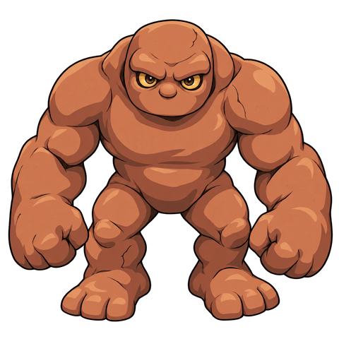 Ice Golem, illustrated for StormTome