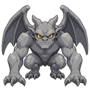 Cinder Gargoyle, illustrated for StormTome