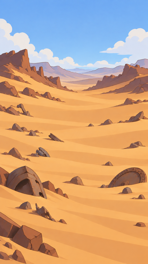 The Rustfields, illustrated for StormTome