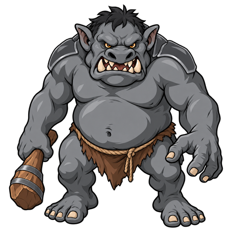 Ironback Troll, illustrated for StormTome