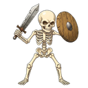 Skeleton, illustrated for StormTome