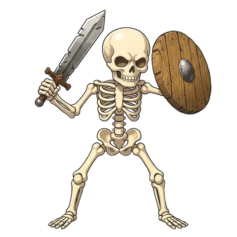 Skeleton, illustrated for StormTome