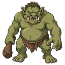 Hill Troll, illustrated for StormTome
