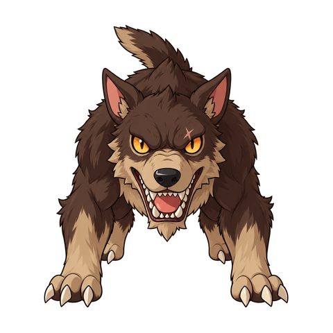 Feral Hound, illustrated for StormTome