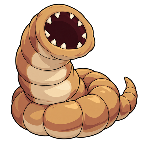 Ice Worm, illustrated for StormTome