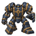 Clockwork Warden, illustrated for StormTome