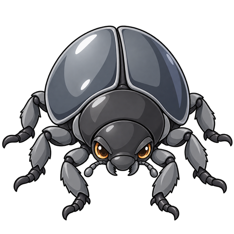Ironclad Beetle, illustrated for StormTome