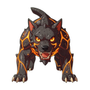 Ember Hound, illustrated for StormTome
