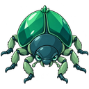 Gem Beetle, illustrated for StormTome