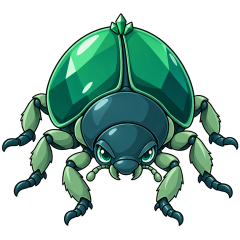 Gem Beetle, illustrated for StormTome