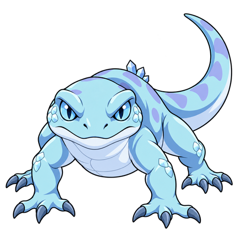 Crystal Lizard, illustrated for StormTome