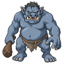 Cave Troll, illustrated for StormTome