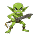 Goblin Scavenger, illustrated for StormTome