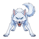 Frost Wolf, illustrated for StormTome