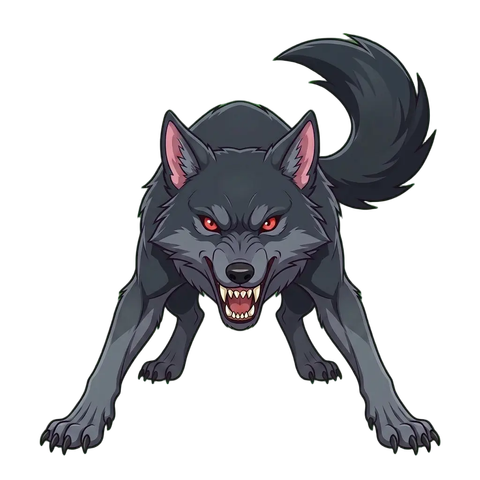 Wolf, illustrated for StormTome