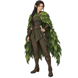 Lethariel Greenknife, illustrated for StormTome