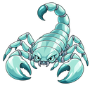 Glassback Scorpion, illustrated for StormTome